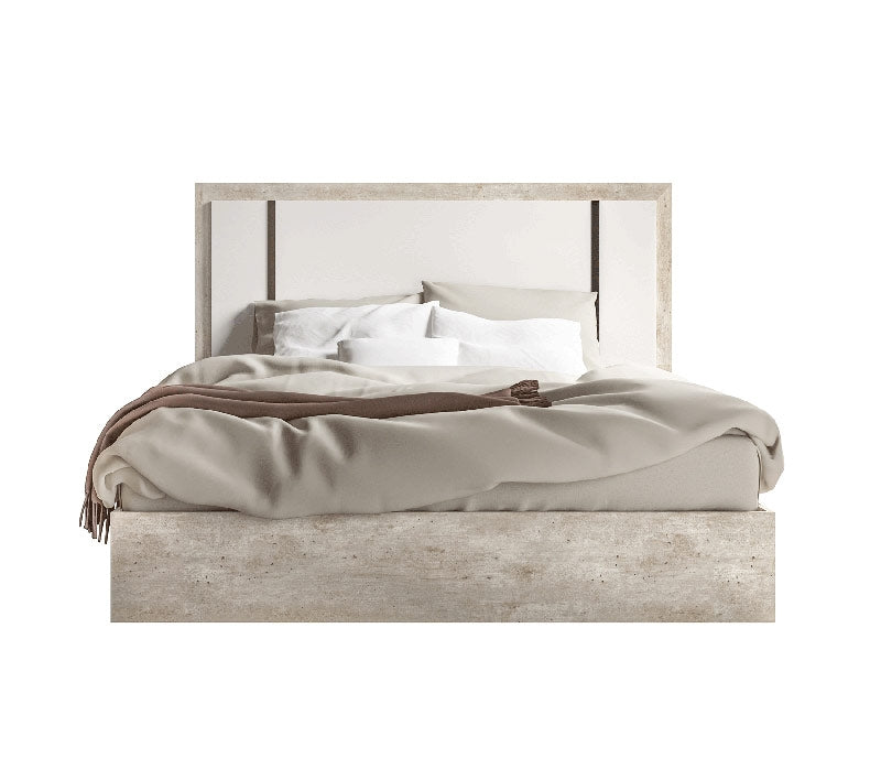 ESF Furniture - Treviso Queen Bed in White - TREVISOBEDQS ESF Furniture