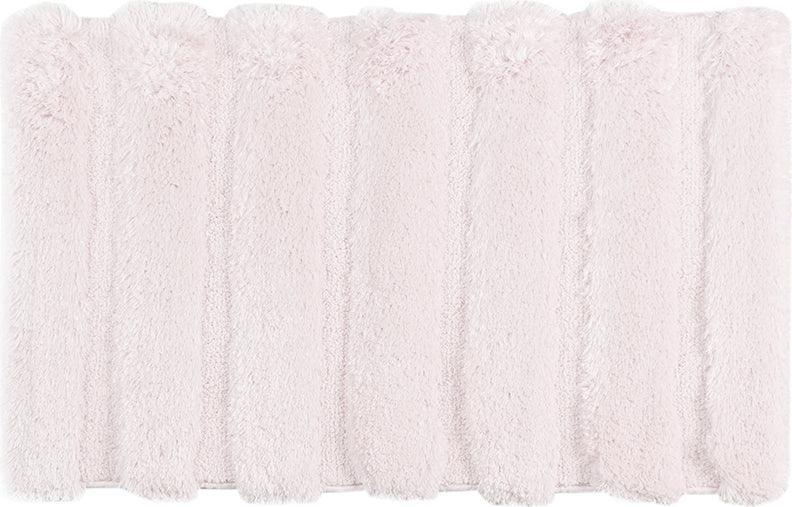 Tufted Pearl Channel 17" Bath Rug Blush Olliix.com