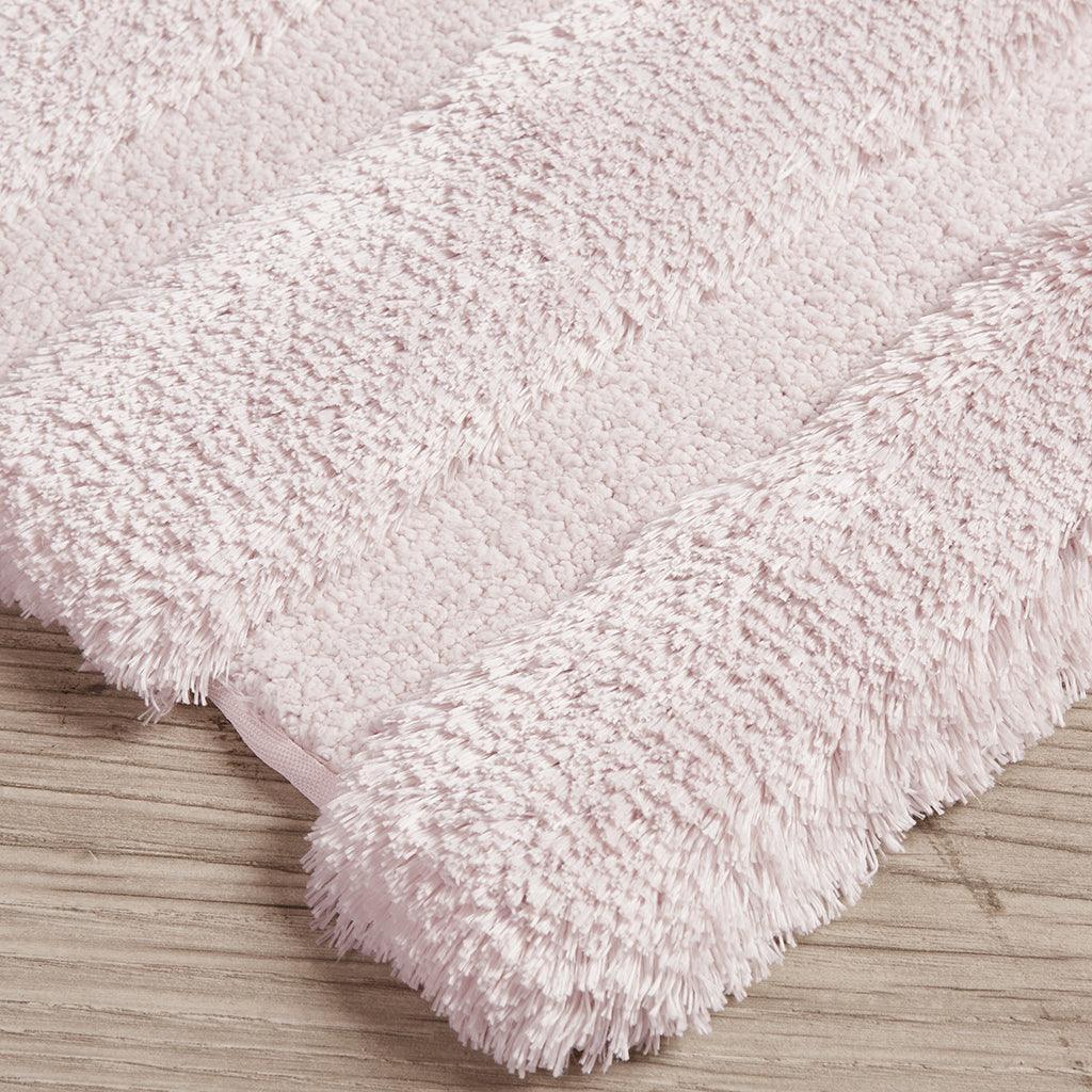 Tufted Pearl Channel 17" Bath Rug Blush Olliix.com