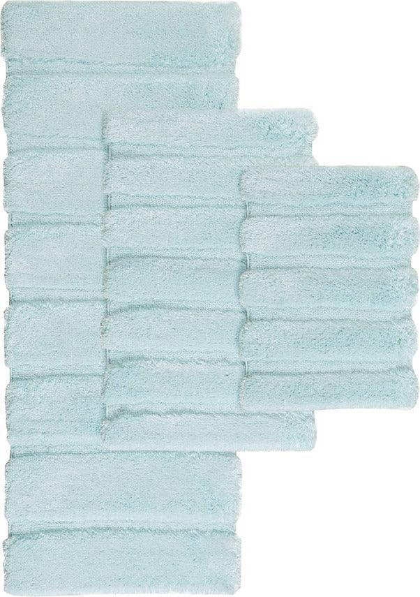 Tufted Pearl Channel 17" Bath Rug Seafoam Olliix.com