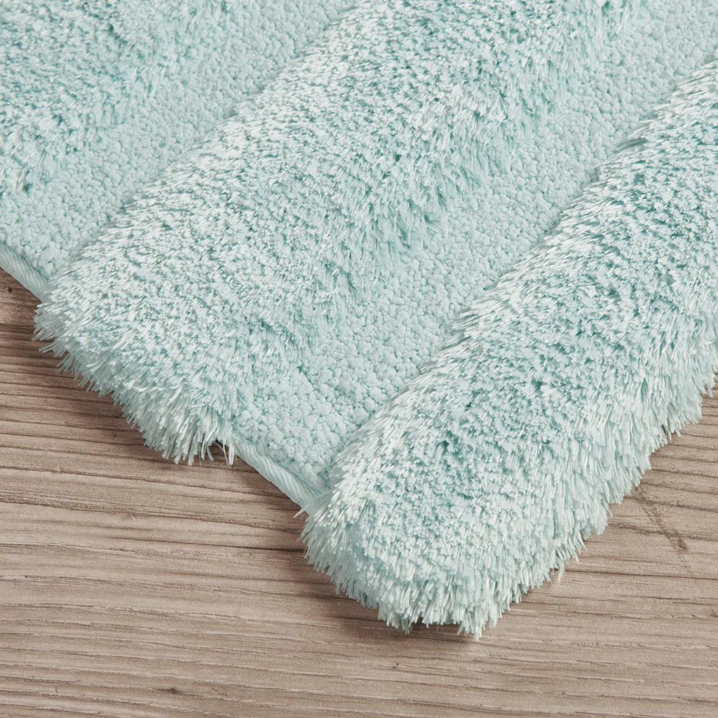 Tufted Pearl Channel 17" Bath Rug Seafoam Olliix.com