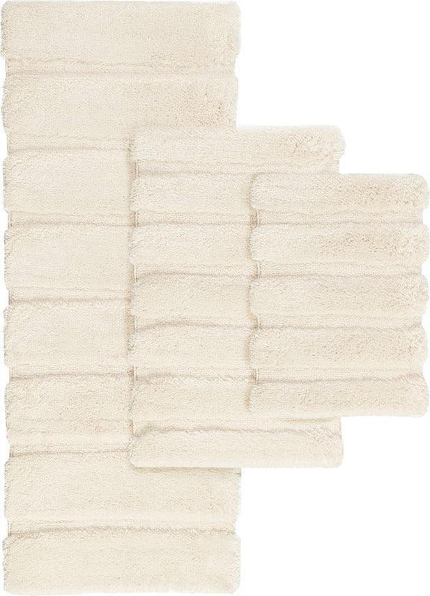 Tufted Pearl Channel 17" Bath Rug Wheat Olliix.com