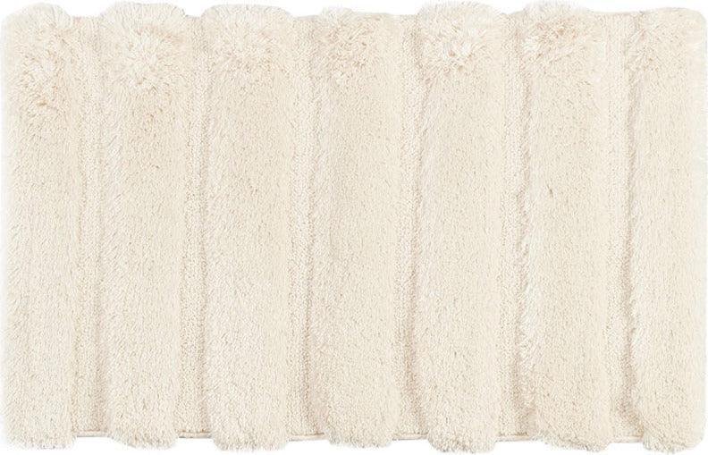 Tufted Pearl Channel 17" Bath Rug Wheat Olliix.com