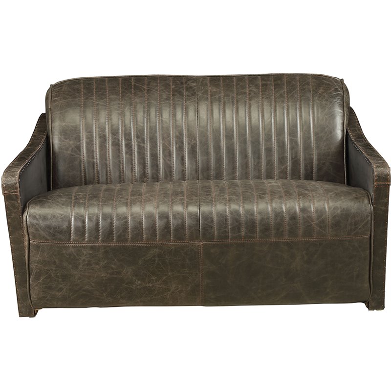 Acme Furniture Tula Loveseat in Distress Espresso 52436 ACME East