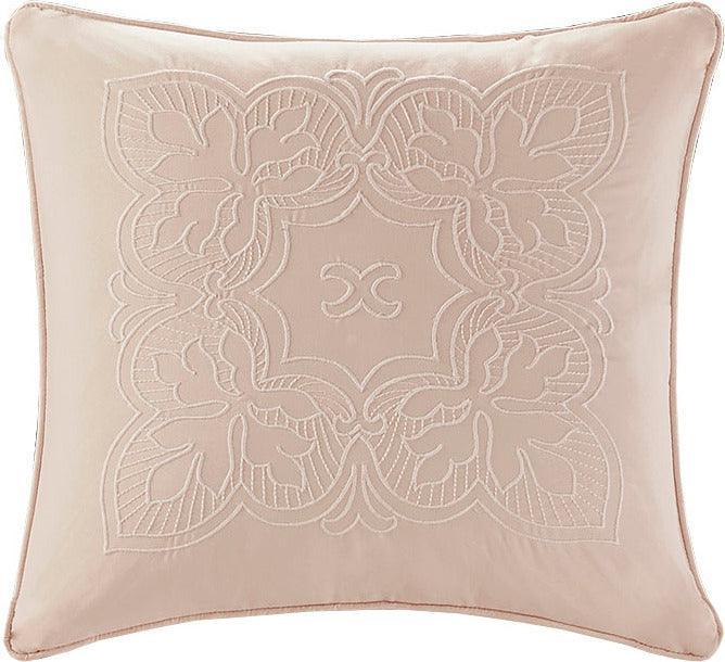 Tuscany Daybed 6 Piece Reversible Scalloped Edge Daybed Cover Set Blush Olliix.com