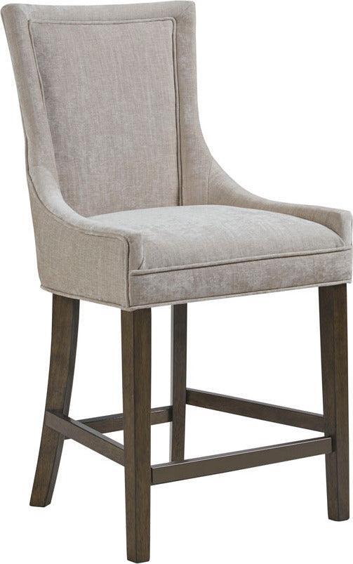 Ultra 25.5" Upholstered Counter Stool Cream Olliix.com