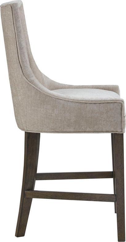 Ultra 25.5" Upholstered Counter Stool Cream Olliix.com