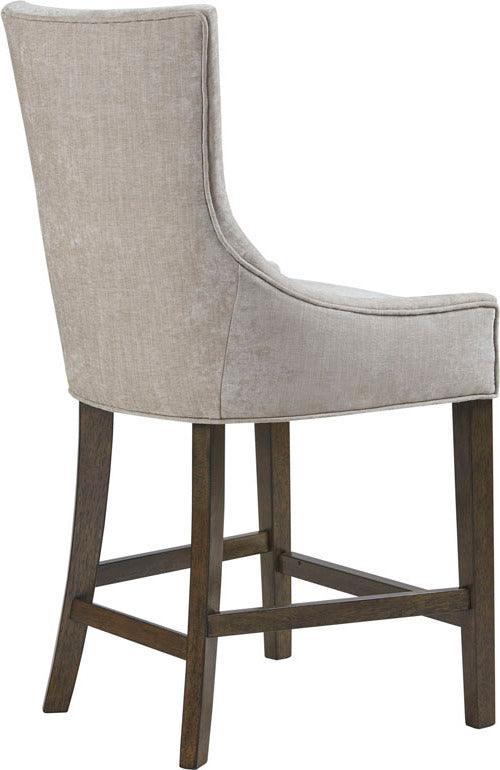 Ultra 25.5" Upholstered Counter Stool Cream Olliix.com