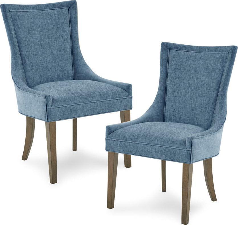 Ultra Dining Side Chair (set of 2) Blue Olliix.com