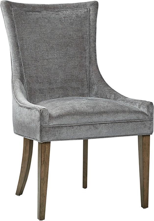 Ultra Traditional Dining Side Chair (set of 2) 23.25"W x 24.75"D x 39"H Dark Gray Olliix.com