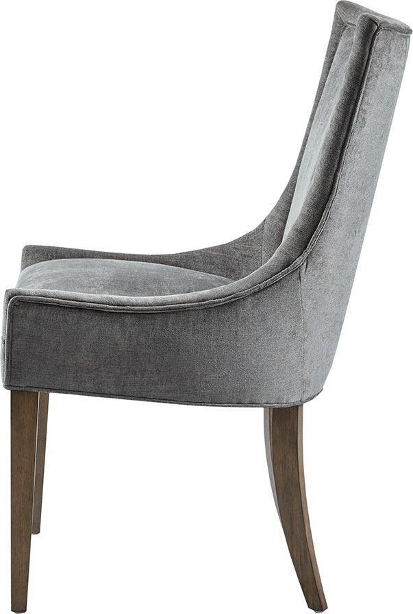 Ultra Traditional Dining Side Chair (set of 2) 23.25"W x 24.75"D x 39"H Dark Gray Olliix.com