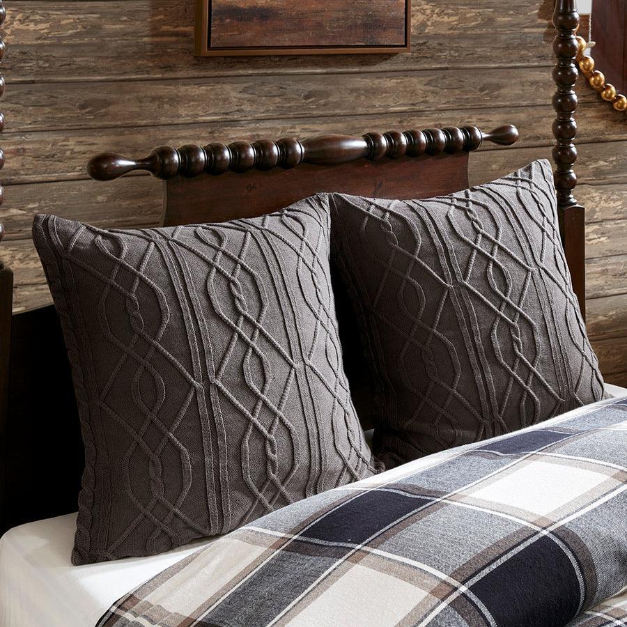 Urban Cabin Cotton Jacquard Comforter Set Brown King Olliix.com