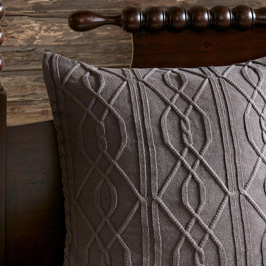 Urban Cabin Cotton Jacquard Comforter Set Brown King Olliix.com