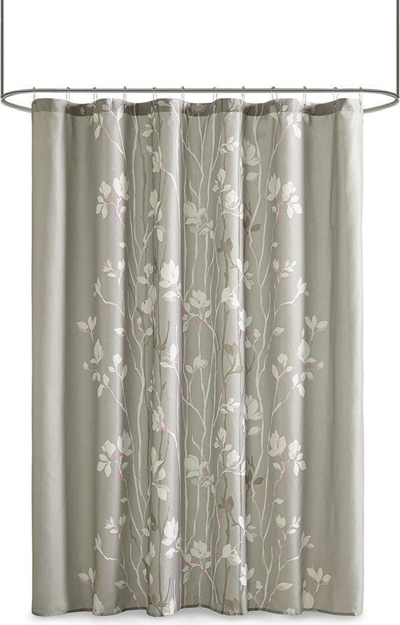 Vaughn Shower Curtain Grey Olliix.com