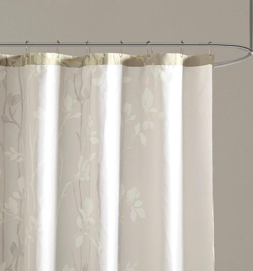 Vaughn Shower Curtain Taupe Olliix.com