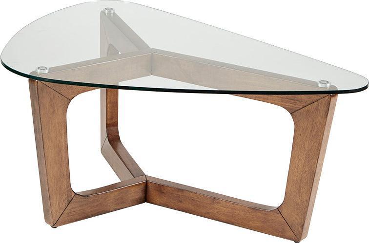 Walker Coffee Table Brown Olliix.com