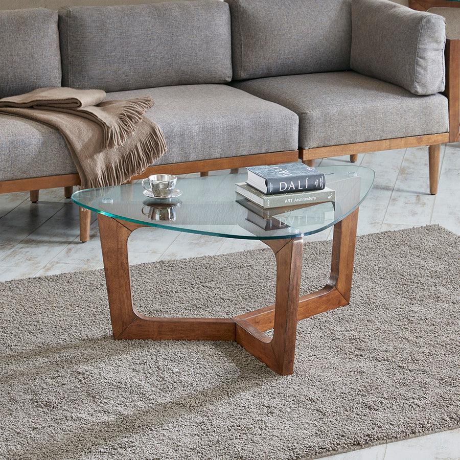 Walker Coffee Table Brown Olliix.com