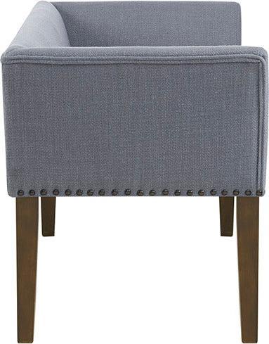 Welburn Accent Bench Slate Blue Olliix.com