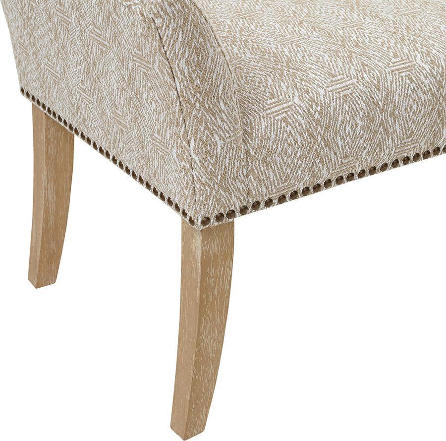 Welburn Accent Bench Taupe Multicolor Olliix.com