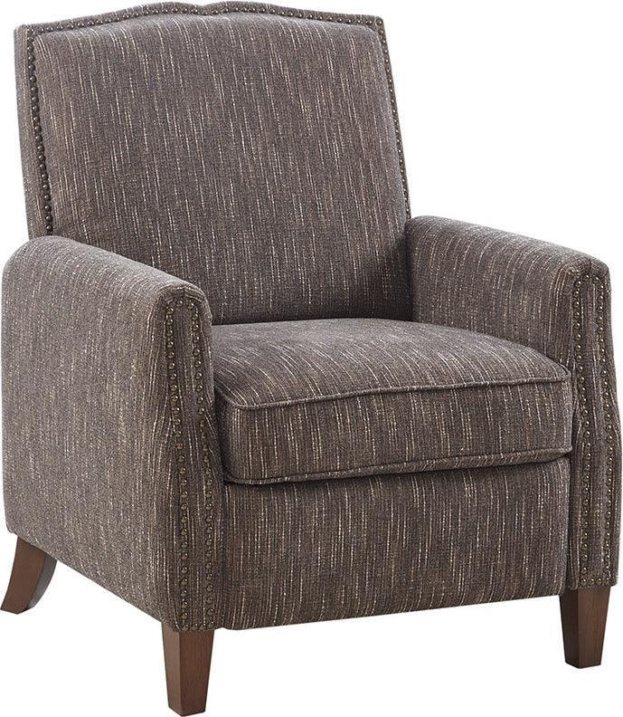 Wells Push Back Recliner Brown Olliix.com