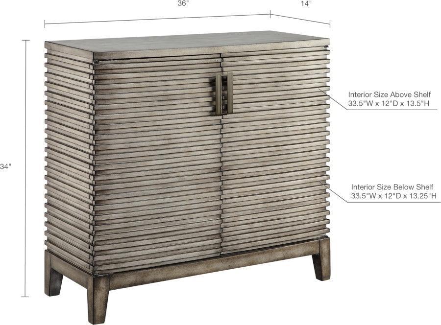 West Ridge Accent Chest Gray Olliix.com