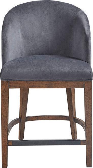 Wheaton 25" Upholstered Counter Stool Walnut Olliix.com