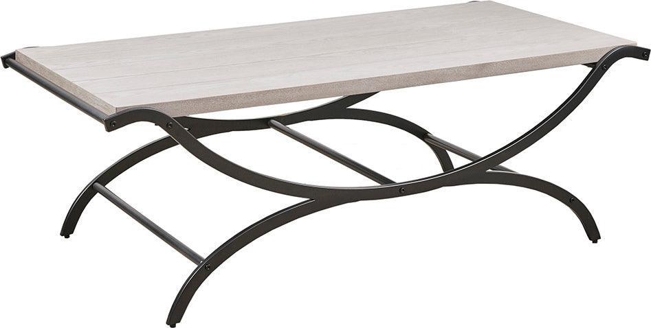 Wilson Coffee Table White & Black Olliix.com