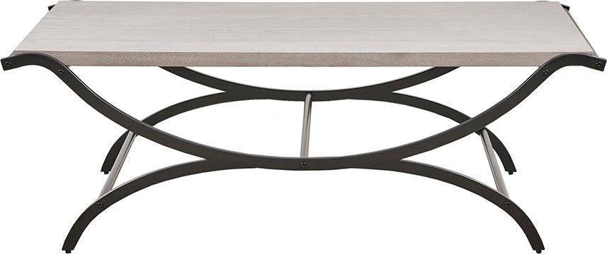 Wilson Coffee Table White & Black Olliix.com