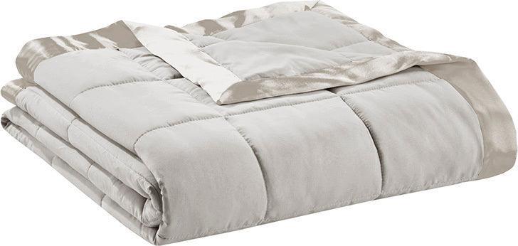 Windom All Season Full/Queen Alternative Blanket Gray Olliix.com