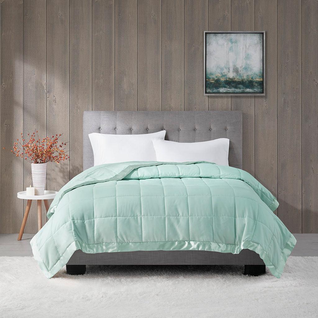 Windom All Season Full/Queen Alternative Blanket Seafoam Olliix.com