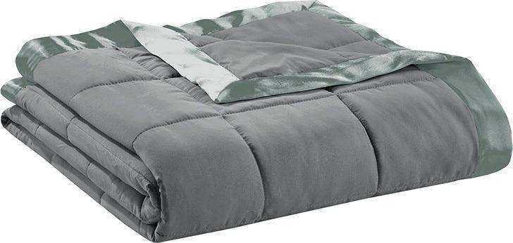 Windom All Season King Alternative Blanket Charcoal Olliix.com