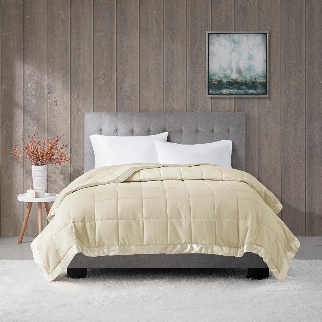 Windom All Season King Alternative Blanket Ivory Olliix.com