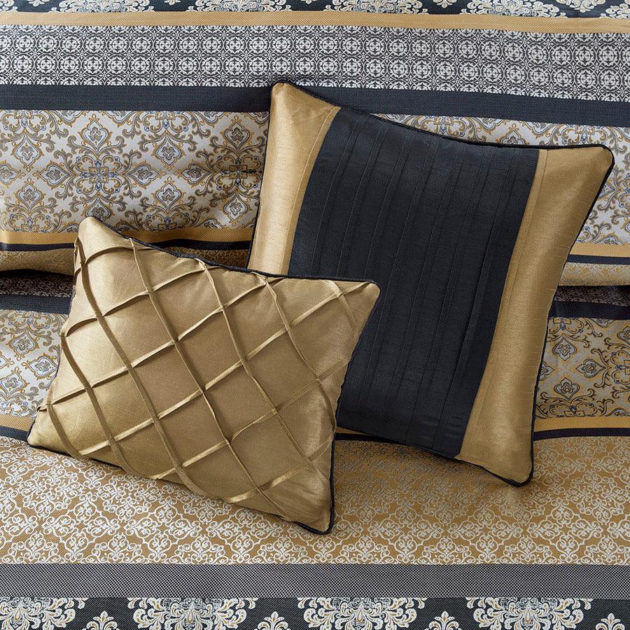 Windsor King 24 Piece Room In A Bag Black & Gold Olliix.com