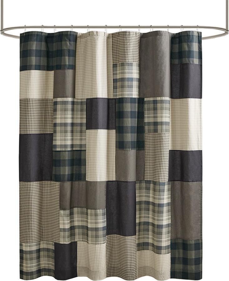 Winter Hills 100% Cotton Shower Curtain Tan Olliix.com