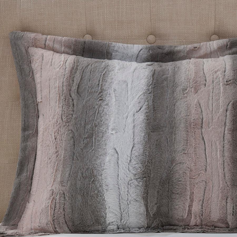 Zuri Full/Queen Comforter (Set) Blush/Gray Olliix.com