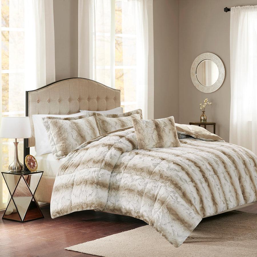 Zuri Full/Queen Comforter (Set) Sand Olliix.com