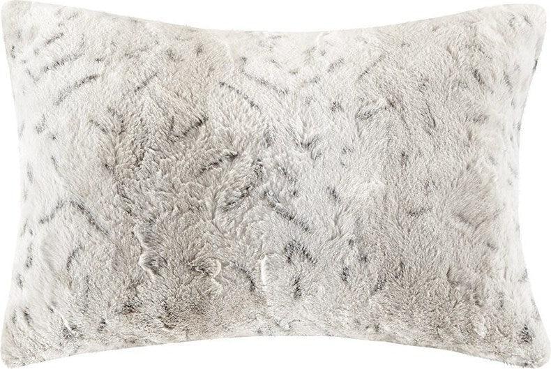 Zuri Full/Queen Comforter (Set) Snow Leopard Olliix.com