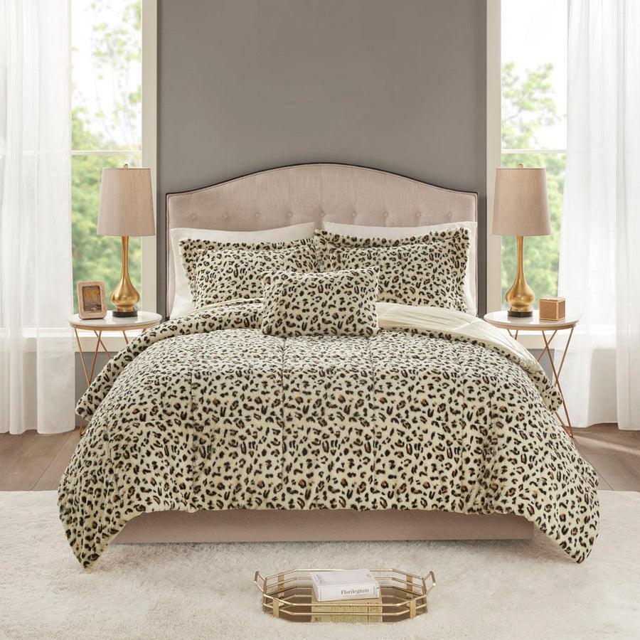 Zuri Full/Queen/14X20" Comforter (Set) Cheetah Olliix.com