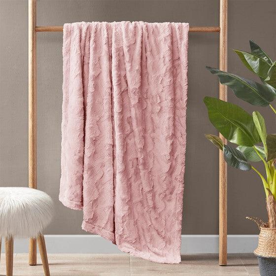 Zuri Throw  Blush Olliix.com